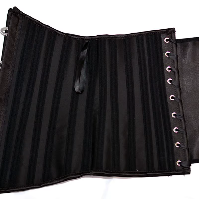 Minceur corps Shaper femme Sexy taille formateur sous le buste Corsets et Bustiers Satin acier désossé Cincher Corselet 9075
