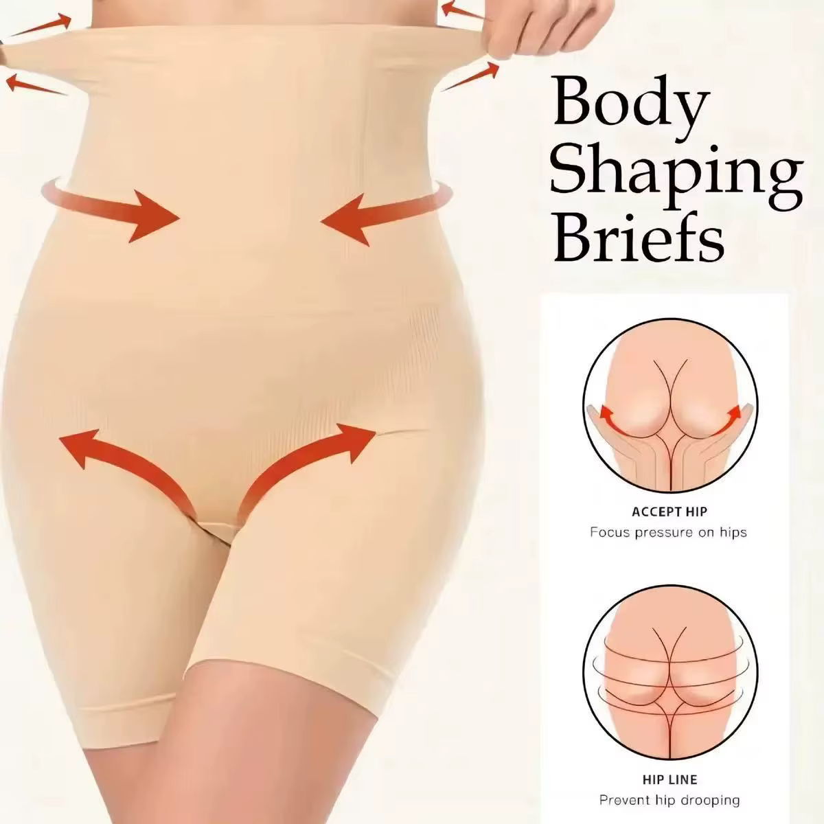 Pantalon d'entraînement façonnant taille haute sans couture