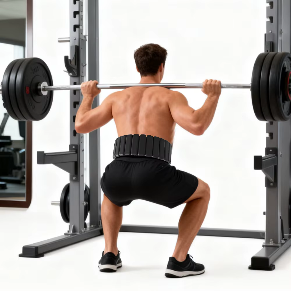 1 pièce (4 lb / 1,8 kg) de poids de taille réglables pour hommes et femmes, poids lombaires pour l'entraînement, petit équipement de fitness