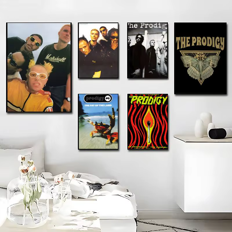 Affiche du groupe de musique The P-Prodigy, impression d'art Premium, décoration murale esthétique moderne pour salon, chambre à coucher, dortoir, Design d'intérieur