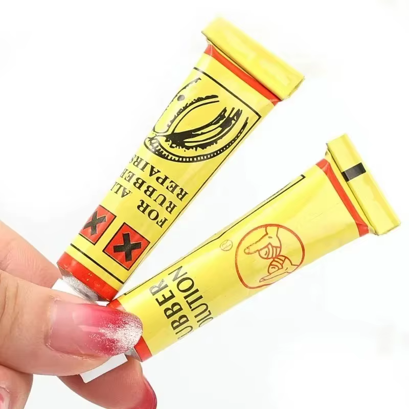 Colle de réparation de pneus 6ml pour voiture, moto, vélo – Agent de vulcanisation d'urgence portable pour réparation de chambre à air