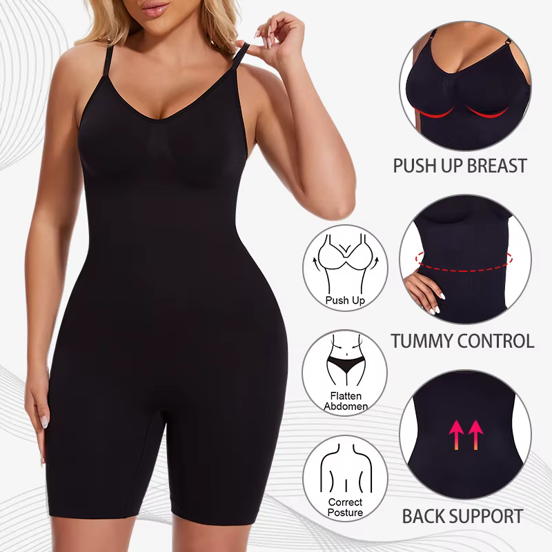 Nouveau Body Shapewear femmes débardeur contrôle du ventre corps complet Shaper Anti frottement Shorts minceur taille