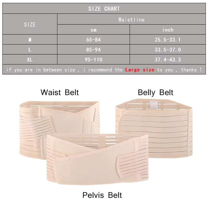 Ceinture abdominale post-partum 3 en 1