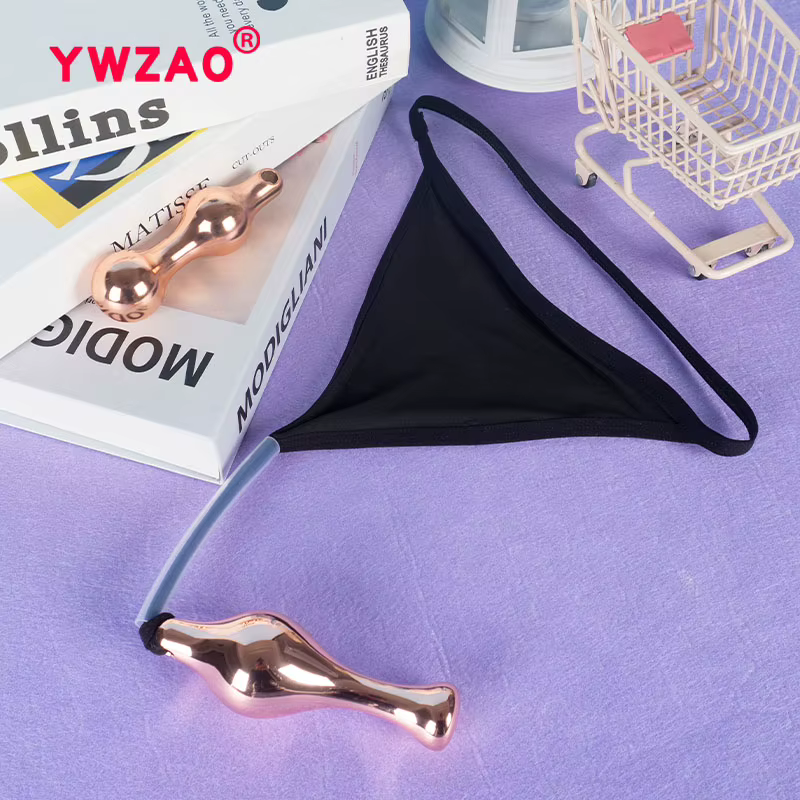 YWZAO jouets sexuels Lingerie culottes slips tongs fournitures pour adultes Anus godemichet Anal femme boutique produits anaux drôles combinaison N02
