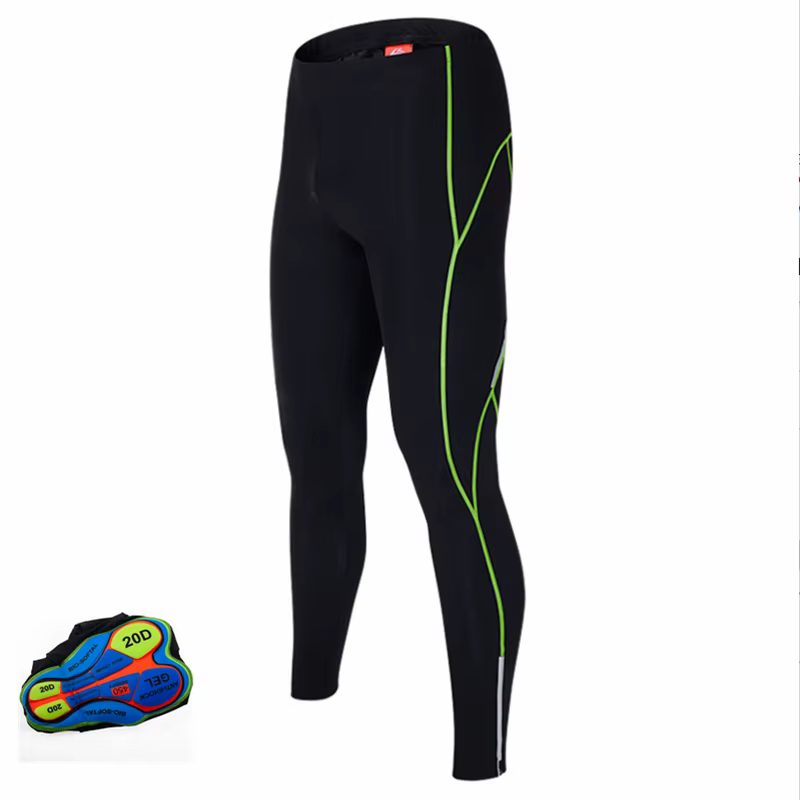 Pantalon de cyclisme pour homme, collant de vélo sur route, respirant, séchage rapide, Anti-transpiration, Gel rembourré, sport, nouvelle équipe, printemps et automne