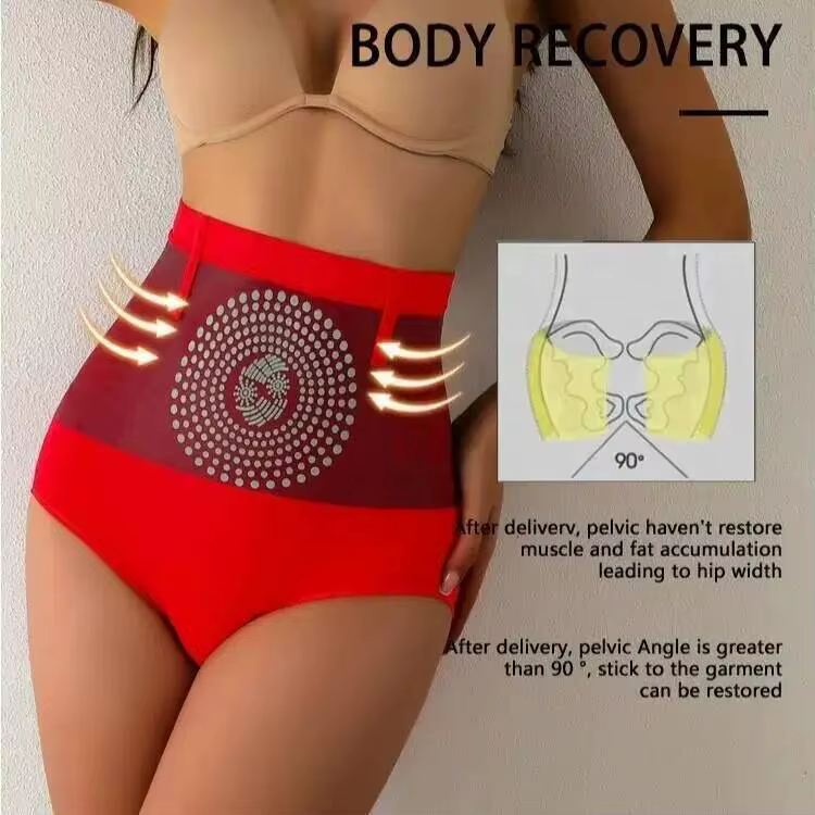 Shorts sculptants 4-en-1 brûle-graisse sans couture taille haute contrôle abdominal rehaussement des fesses antidérapants pour femme