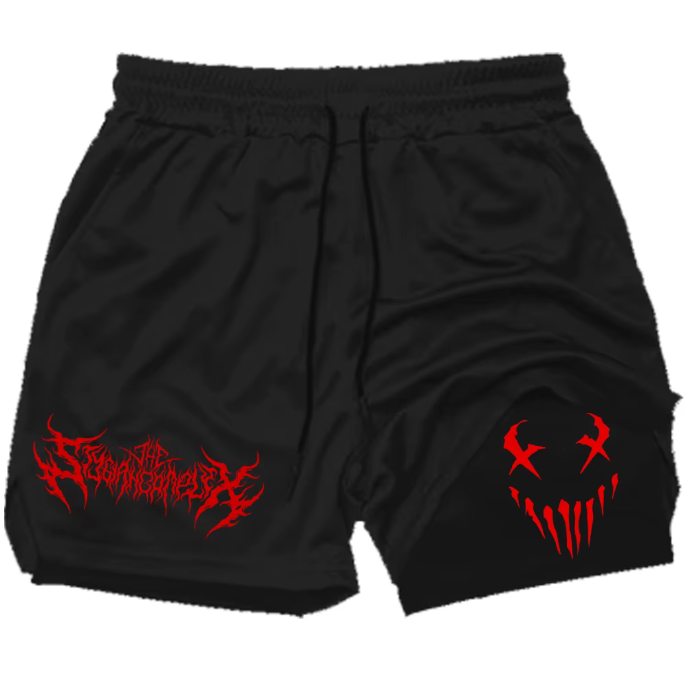 Fury hommes Shorts de course 2 en 1 Double pont Sport Shorts vêtements de Sport Gym Fitness pantalon court entraînement Jogging bas vêtements pour hommes