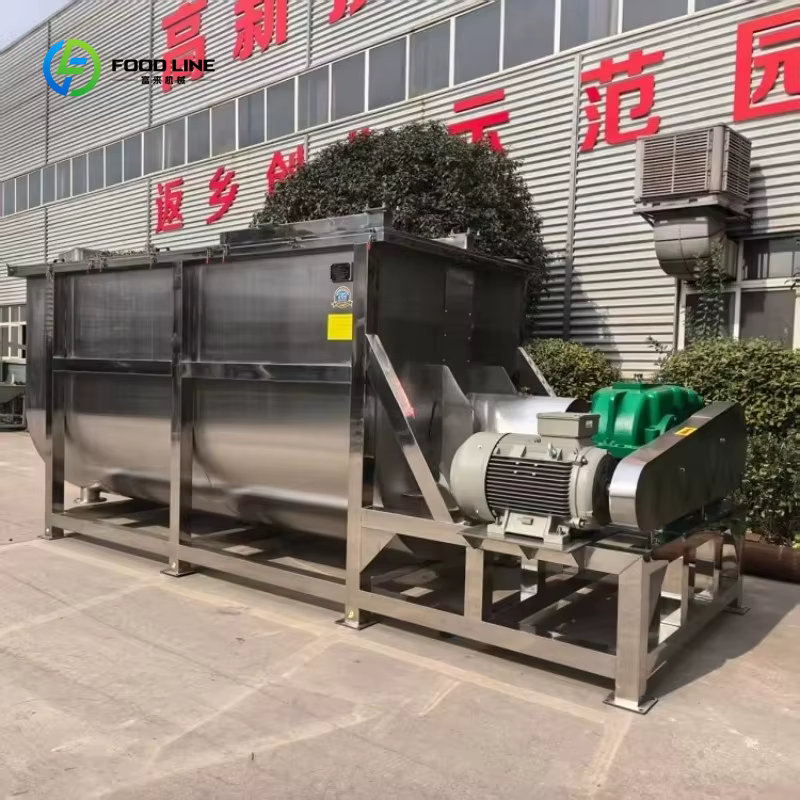 Mélangeur à ruban industriel personnalisé pour poudre de lait et suppléments protéinés (1000L, 2000L, 5000L) – Équipement de mélange