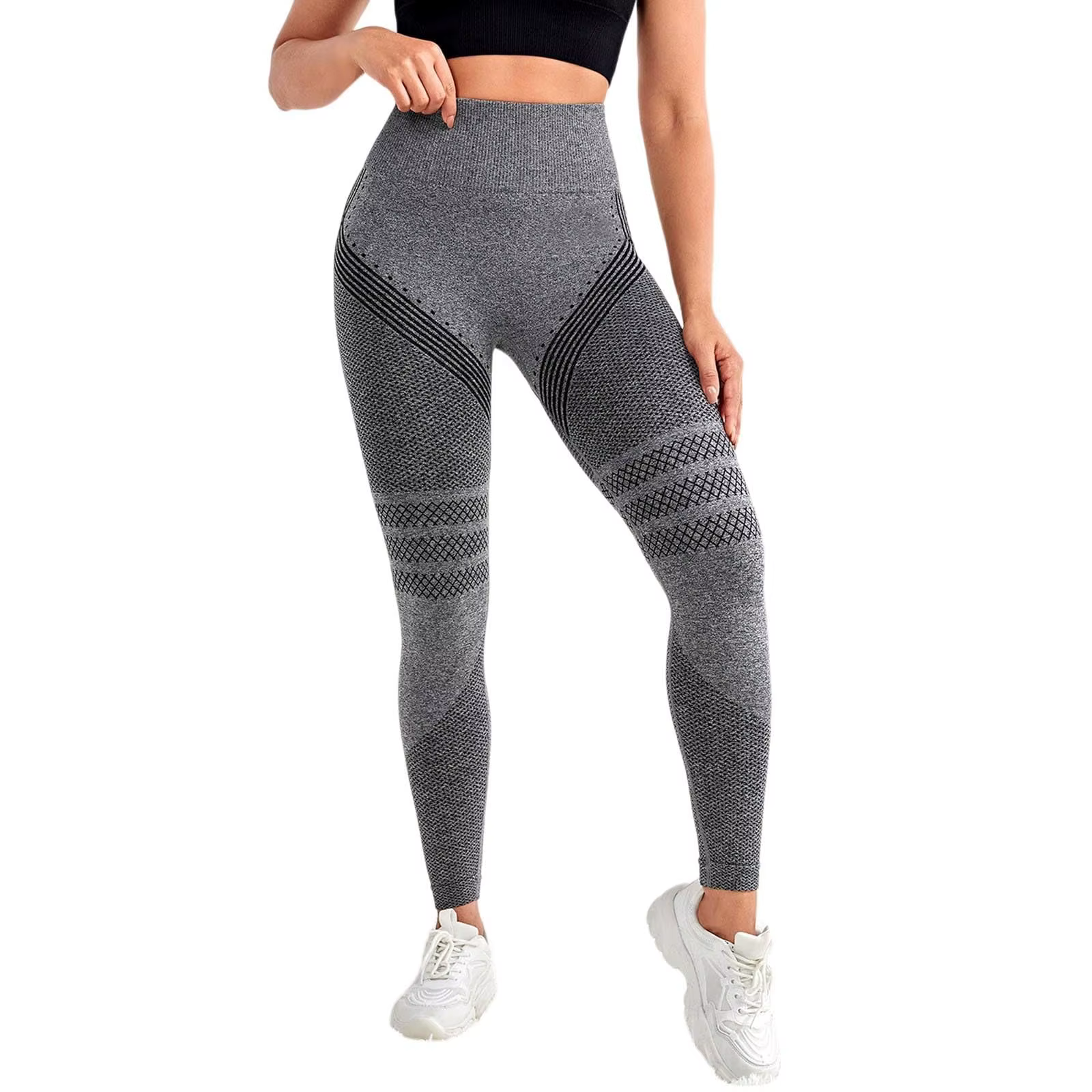 Leggings de compression extensibles amincissants anti-cellulite pour femme