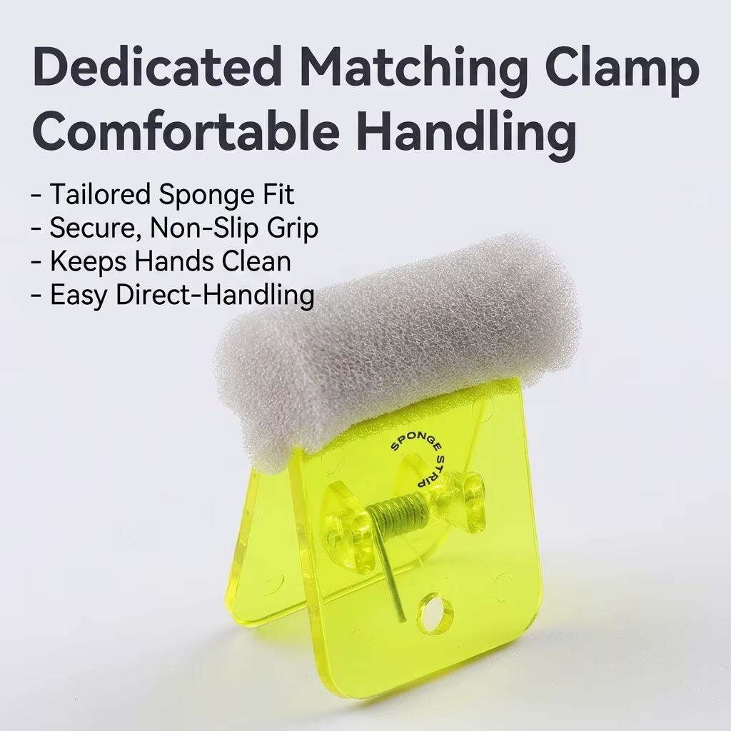 Lot de 15 bandes d'éponge adhésives inorganiques pour raquettes de tennis de table, durables, non pelucheuses, en coton, pour adhésion du caoutchouc