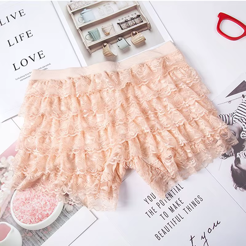 Short de sécurité en dentelle pour femme