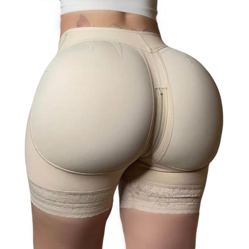 Short taille haute sans couture pour femmes