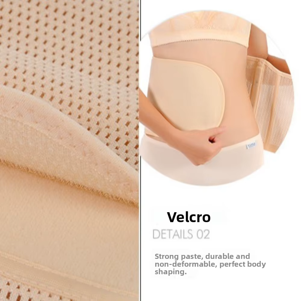 Ceinture de maintien post-partum magnétique en maille fine réglable