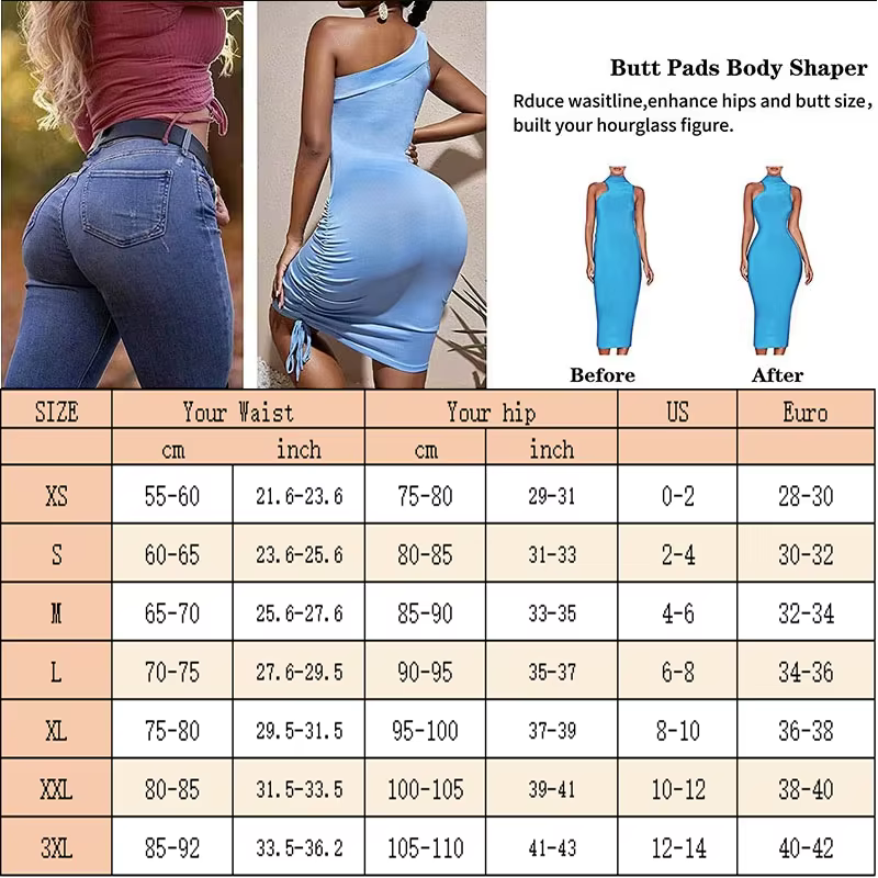 GUUDIA Booty amélioration corps Shaper culotte ventre contrôle respirant petit trou fesse améliorer bout
