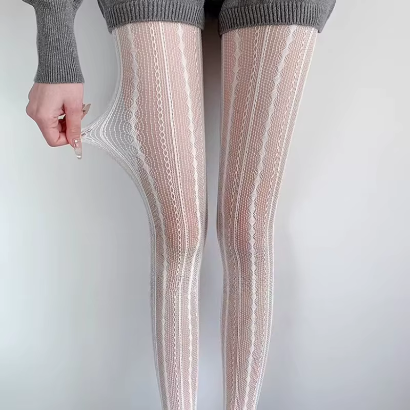 Nouvelles collants résille longs pour femme