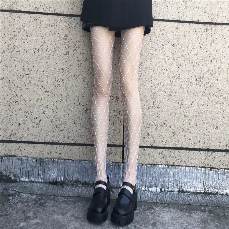 Collants en nylon résille en maille pour femmes