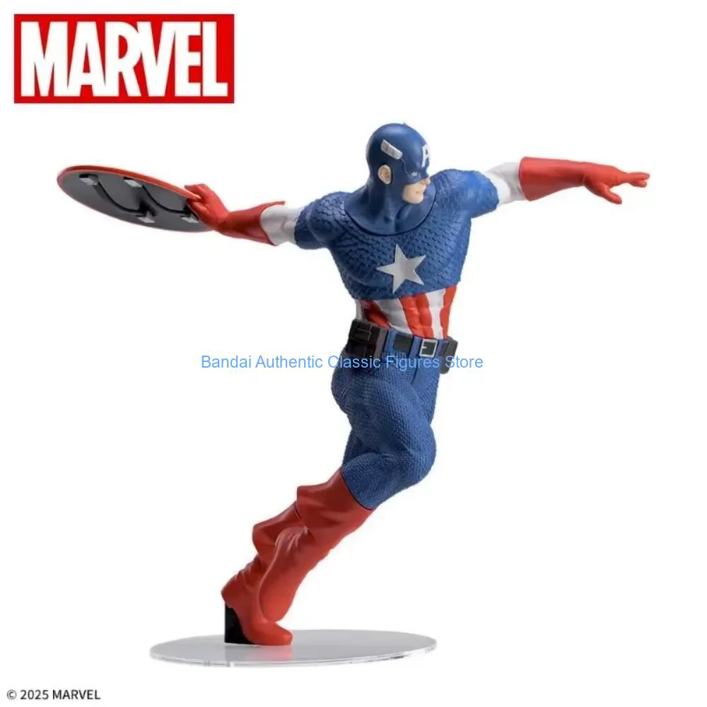 Figurine d'action en PVC Captain America de Marvel Comics, 20cm, collection de jouets pour garçons, cadeaux, en stock, originale
