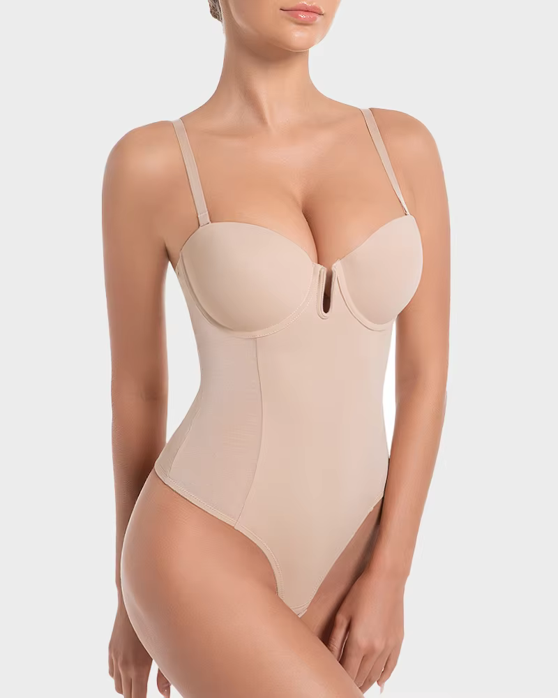 Body sculptant tout-en-un string sexy