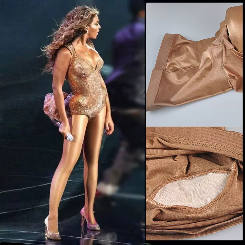 Collants sculptants pour femme 70D à fini brillant
