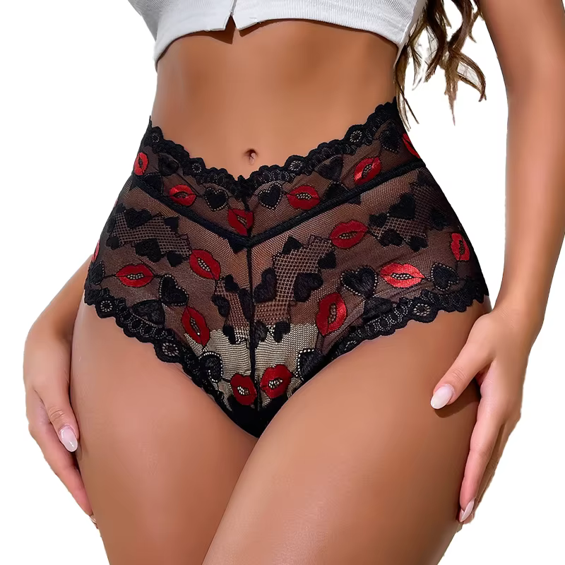 Culottes en dentelle taille haute 2026 pour femmes