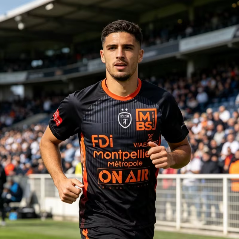 Nouvelle Arrivée 2025-26 Montpellier Handball T-shirt Sport Décontracté Tendance Maillot France Espagne Adulte Famille Enfants Vente Chaude