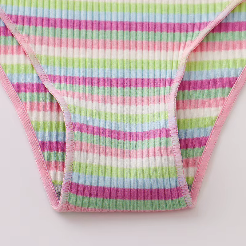 Culotte brésilienne à rayures pour femmes, mode dames, lingerie M-XXL Bikinis, sous-vêtements doux, dispensateur plus riche, nouveau