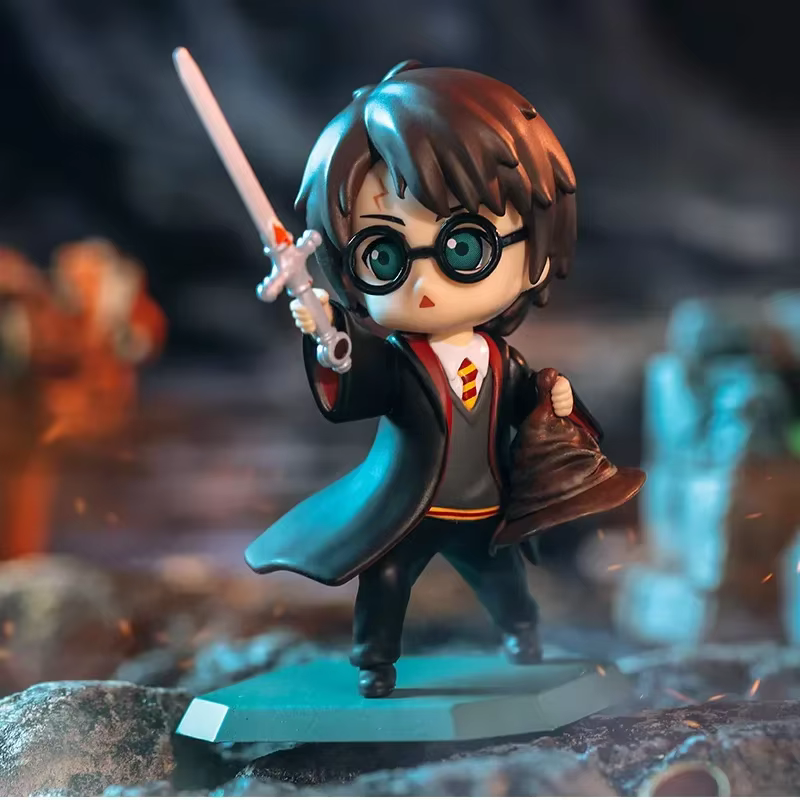 POP MART Harry Potter et la chambre des secrets série boîte aveugle devinez sac jouets originaux poupée mignon Anime Figure ornements cadeau