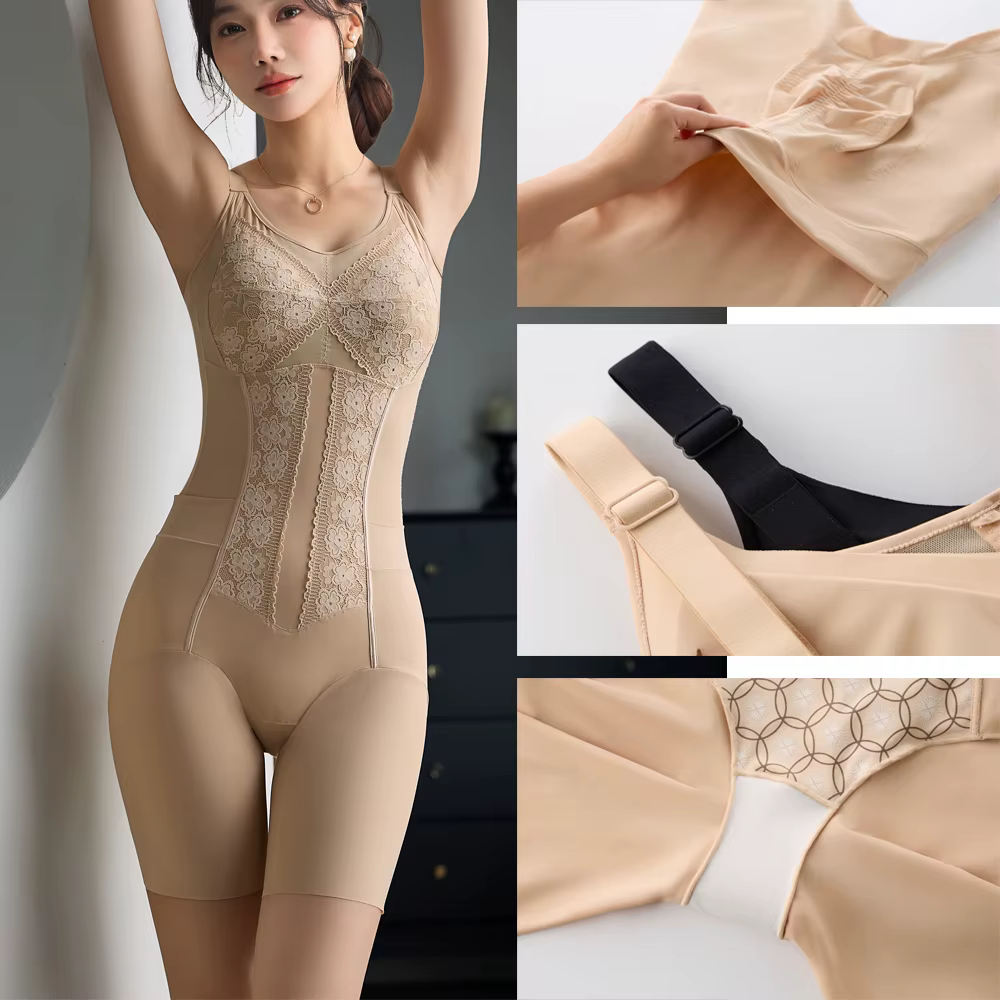 Body sculptant pour femme avec contrôle abdominal