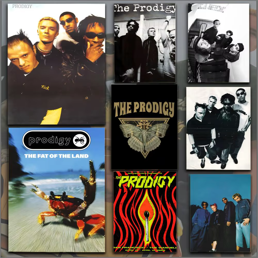 Affiche du groupe de musique The P-Prodigy, impression d'art Premium, décoration murale esthétique moderne pour salon, chambre à coucher, dortoir, Design d'intérieur