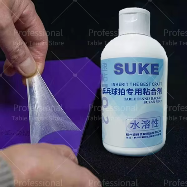 Colle de Tennis de Table originale SUKE 260ML colle à eau pour raquette de Tennis de Table lame de Ping-Pong accessoires professionnels approuvés ITTF