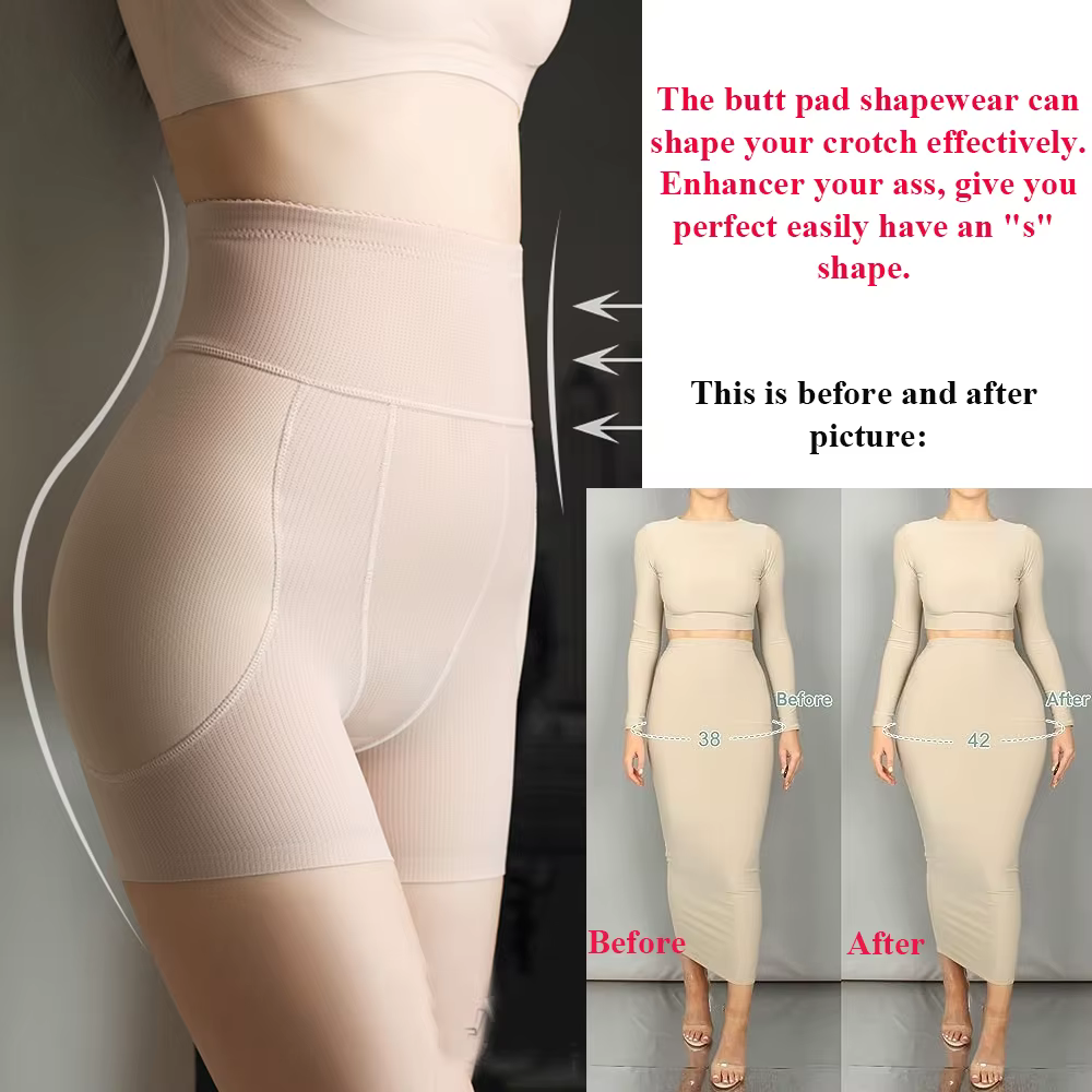 Culotte rehausseur de fesses taille haute pour femme
