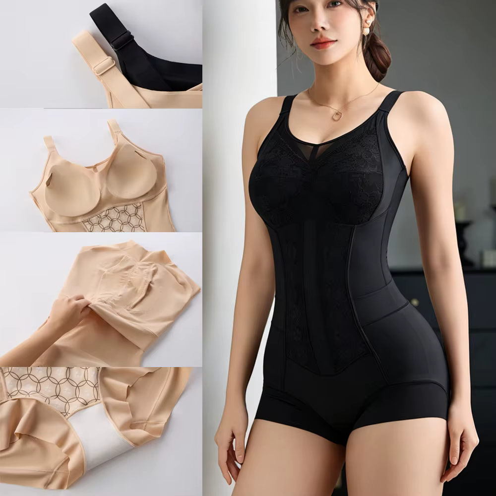 Body sculptant pour femme avec soutien-gorge intégré