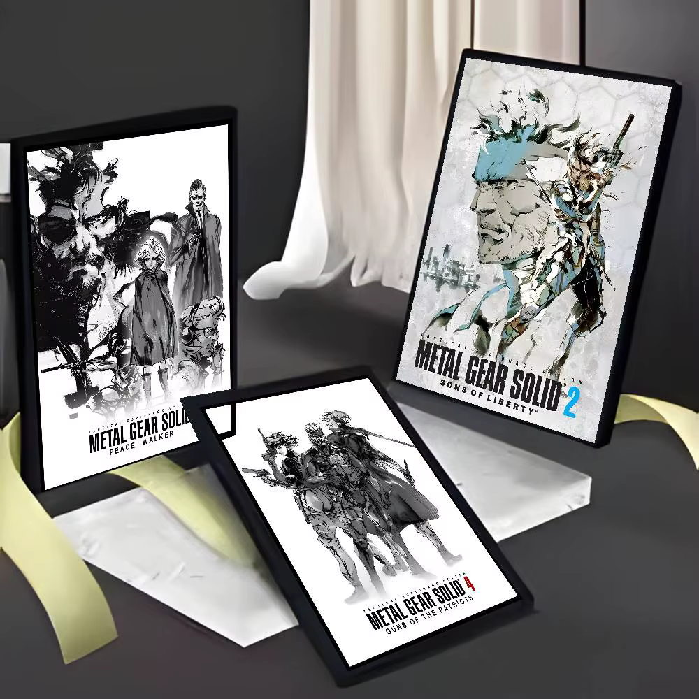 Beau homme jeu m-métal Gear Solid-MT affiche Art peinture affiche avec impressions maison chambre salon décoration cadeau