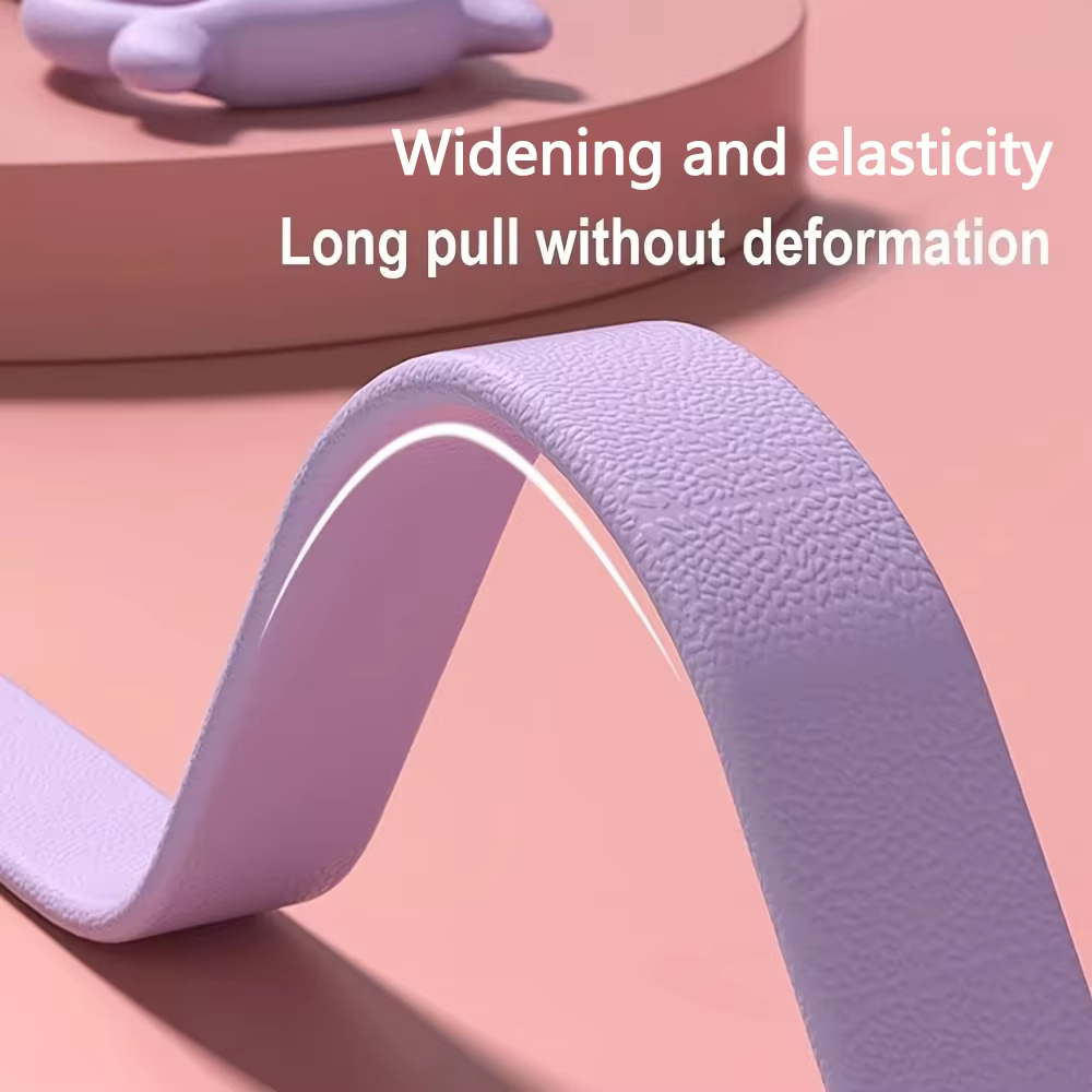 Civière en forme de 8 pour le fitness à domicile, la mise en forme du dos, bande élastique avec épaule ouverte et bande d'étirement du dos pour l'exercice des épaules