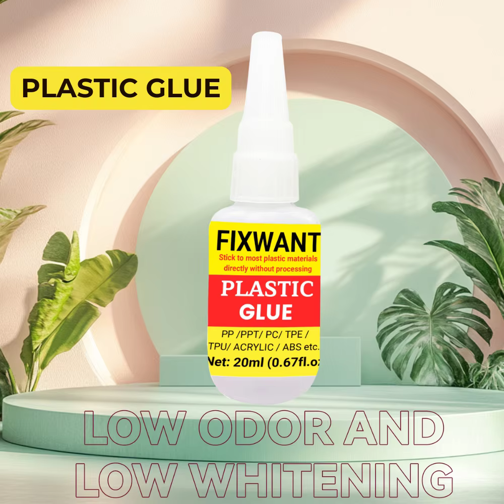 FIXWANT PPGlue Polypropylène/PPT/PC Polycarbonate/TPE/TPU/ACRÉLIQUE/Adhésif ABS pour plastique sans traitement