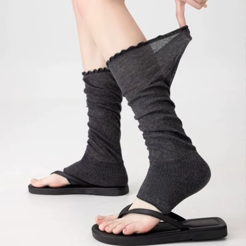 Collants légers en maille printemps/été avec style ballet et effet amincissant