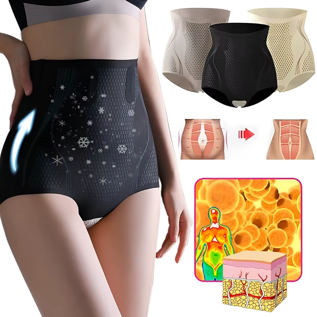 Culotte façonnante en soie glacée personnalisable pour femmes