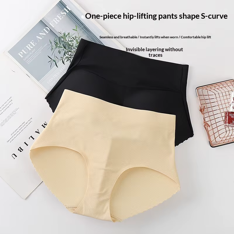 Culotte gainante pour femme avec coussinet en silicone