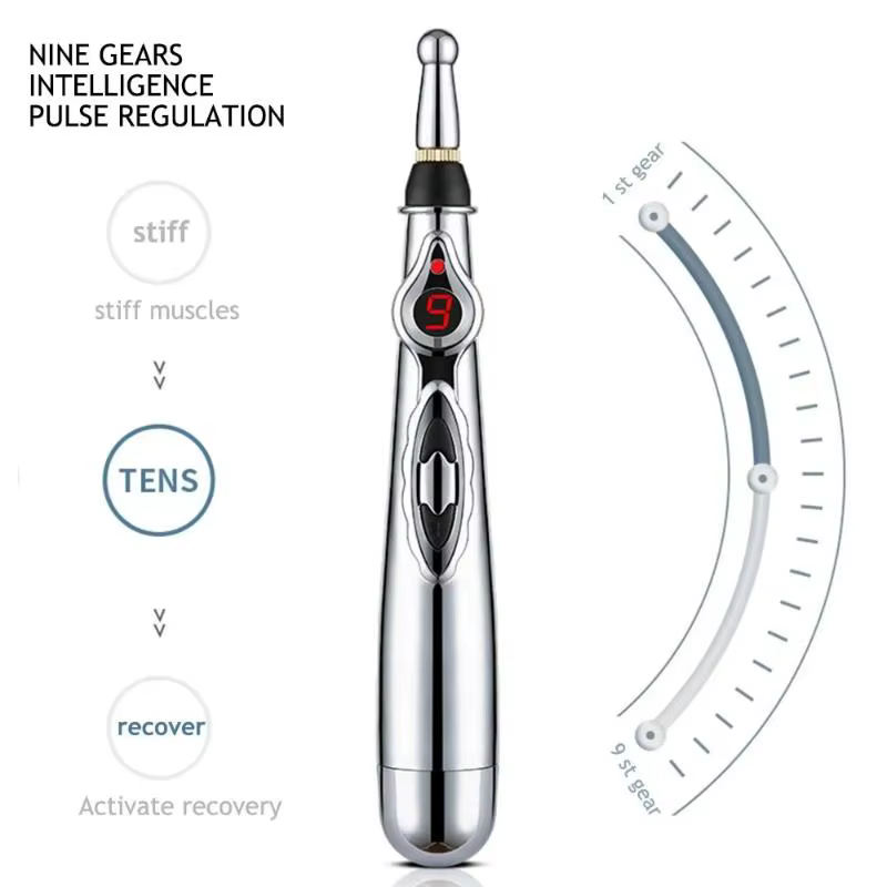 Stylo d'acupuncture électronique stylo de Point d'acupuncture stylo de Point d'acupuncture méridien énergie méridien stylo de Massage Acupuncture Acup
