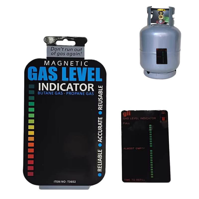 Outil de bouteille de gaz magnétique, indicateur de niveau de réservoir de gaz, jauge de carburant Propane Butane LPG, bouteille de caravane, bâton de mesure de la température