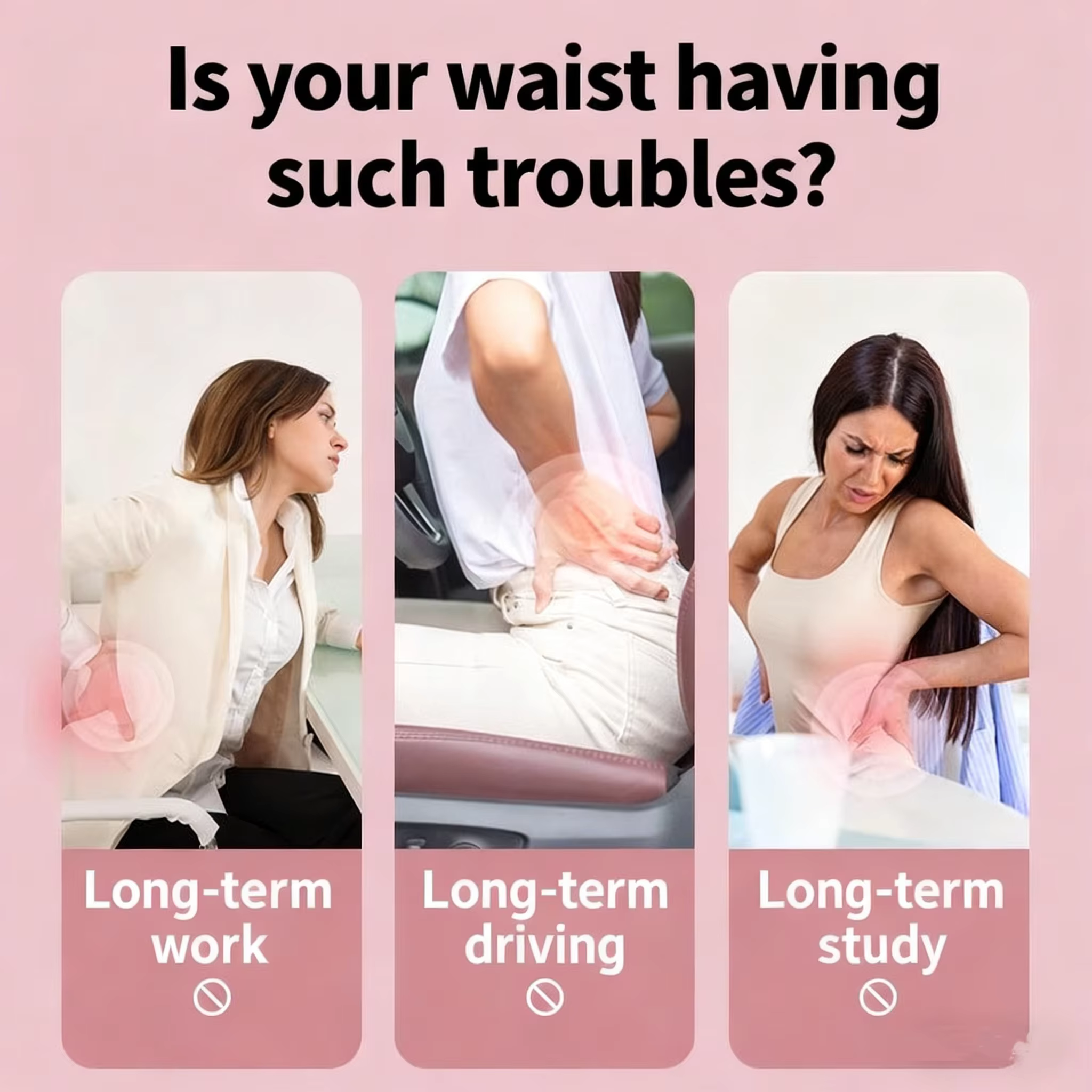 Masseur et étireur lombaire, soulagement des douleurs vertébrales, relaxant pour le bas du dos, traction et correction de la posture