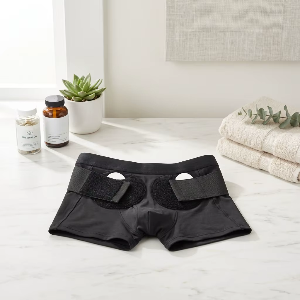 Attelle de compression inguinale respirante et ajustable pour hommes et femmes