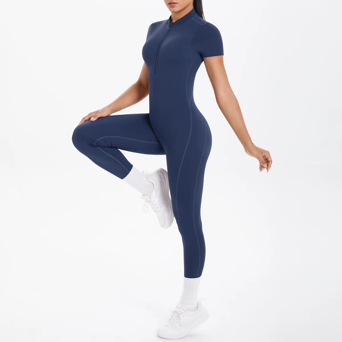 Sexy dos nu moulante Scrunch combinaison soulève les fesses femmes danse Fitness salopette Push Up avec coussin de poitrine Yoga Sport saut costume