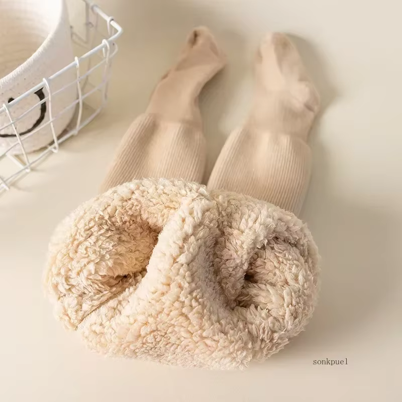 Collants d'hiver pour filles, épais et décontractés, en coton, pour bébés filles, garde au chaud, serrés pour enfants de 0 à 8 ans
