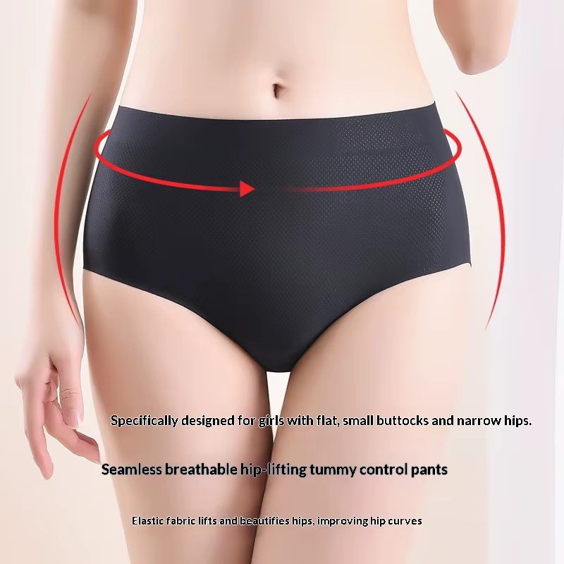Culotte gainante pour femme avec coussinet en silicone