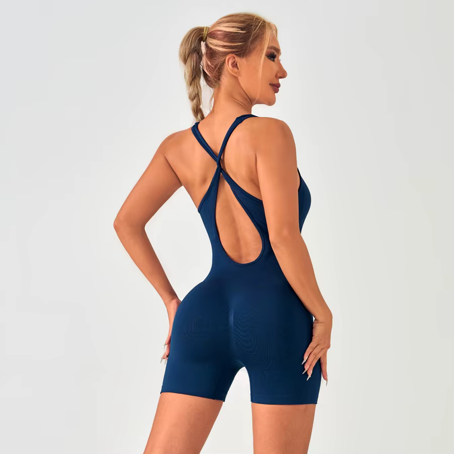 Body d'été vêtements de sport femme gymnastique