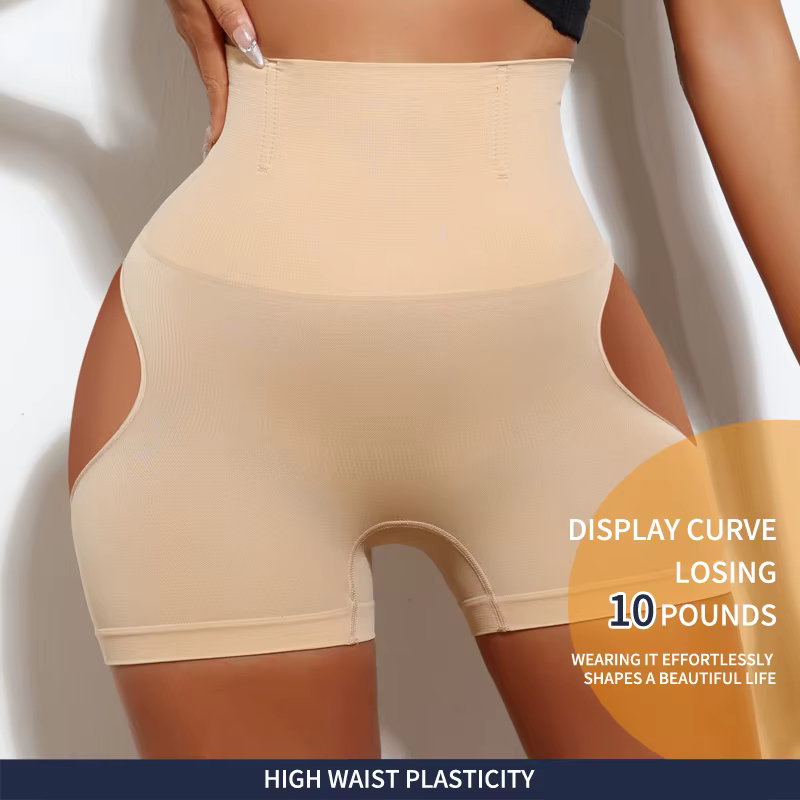 Femmes taille haute façonnage contrôle culotte bout