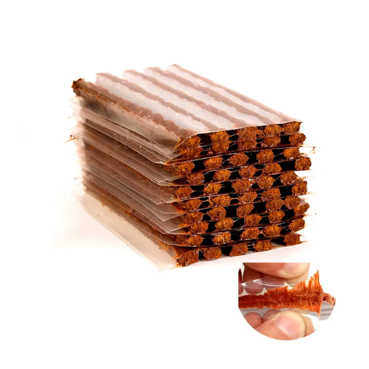 Bandes de réparation de pneus, 10/20/50 pièces, joints de colle en caoutchouc sans chambre à air pour voiture, moto, Kit de pneus, mèches, vers, outils, accessoires