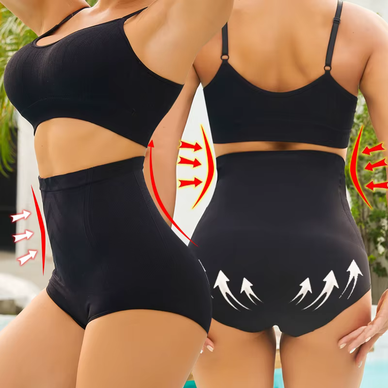 Culotte façonnante taille haute sans couture pour femmes