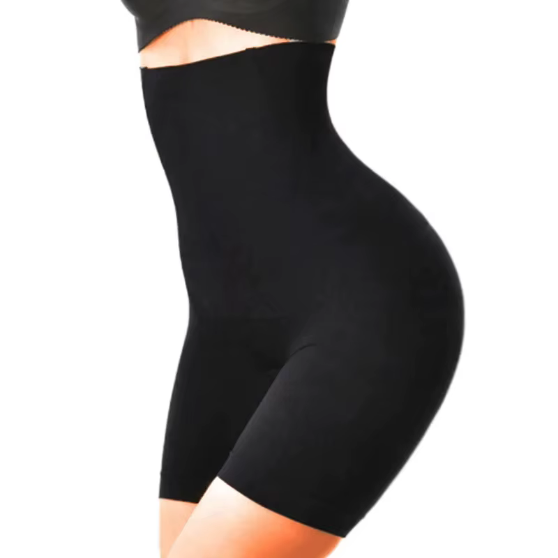 Sous-vêtements pour femmes taille haute façonnant culotte Boyshort contrôle du ventre bout